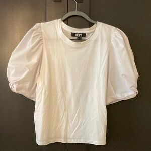 DKNY Puff Sleeve Top